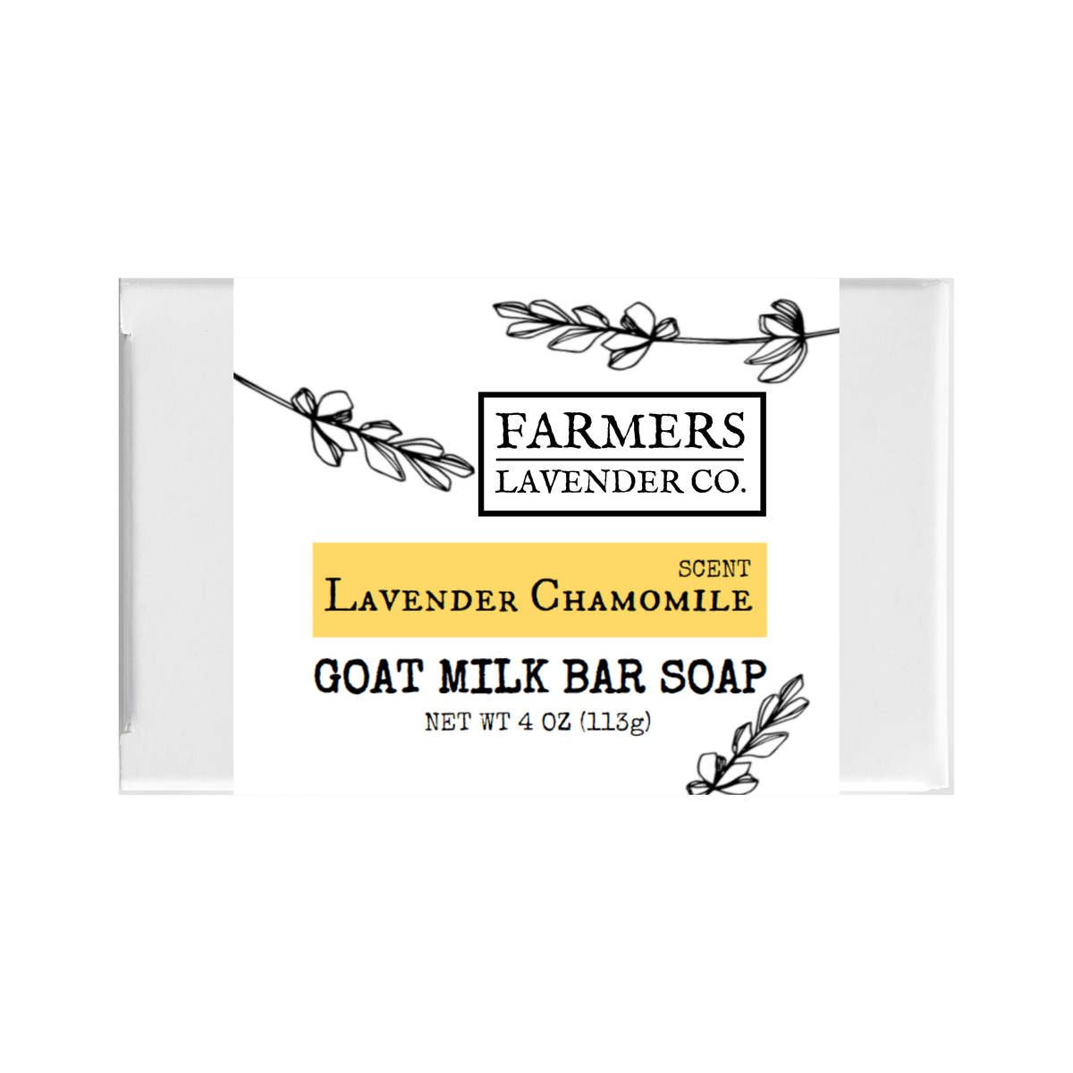 FARMERS Lavender Co. - Lavender Chamomile Goat Milk Bar Soap
