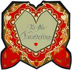 Valentine's Day Greeting Card - To My Valentine - Hampton Court Essential Luxuries