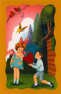 Valentine's Day Greeting Card - Be Mine Sweet Valentine - Hampton Court Essential Luxuries