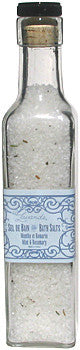 La Lavande Bath Salt Jar - Rosemary & Mint - Hampton Court Essential Luxuries