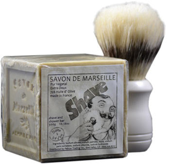 Boite a Savon Marseille Soap - Cube Shave and Shower - Hampton Court Essential Luxuries