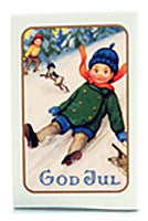 Victoria Scandinavian Merry Christmas Soap - Sledding Boy - Hampton Court Essential Luxuries