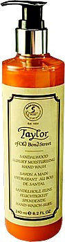 Taylor of Old Bond Street Sandalwood Luxury Moisturizing Hand Wash - Hampton Court Essential Luxuries
