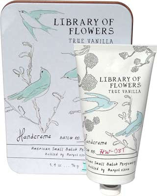 Library of Flowers True Vanilla Hand Creme - Hampton Court Essential Luxuries