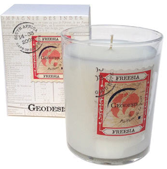 Geodesis Freesia 220g Scented Candle - Hampton Court Essential Luxuries