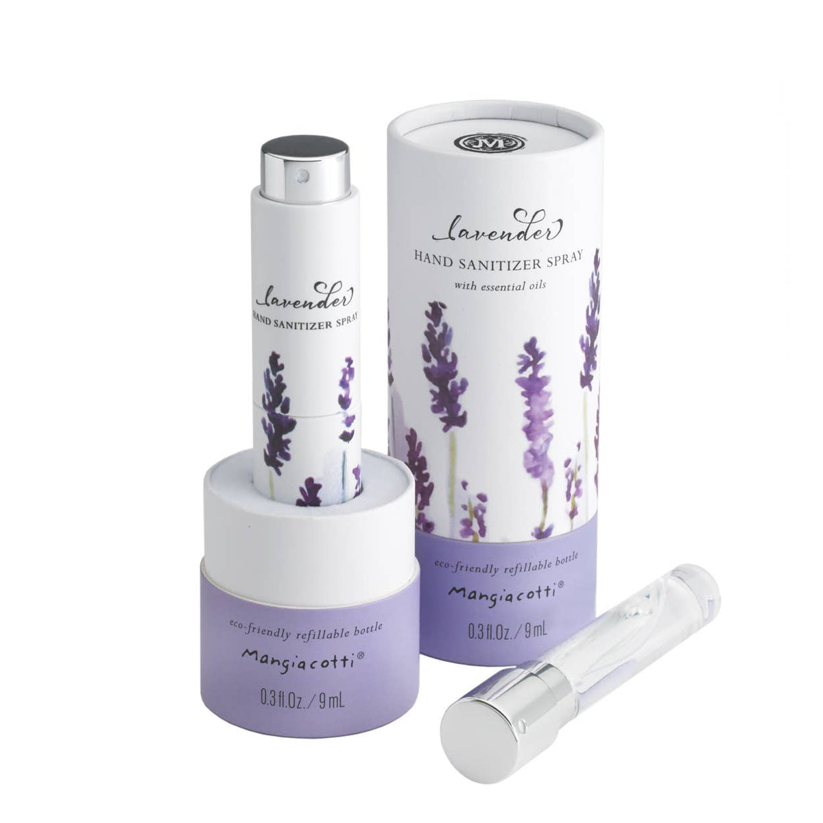 Mangiacotti - NEW! Lavender Twist-Up Refillable Hand Sanitizer Spray