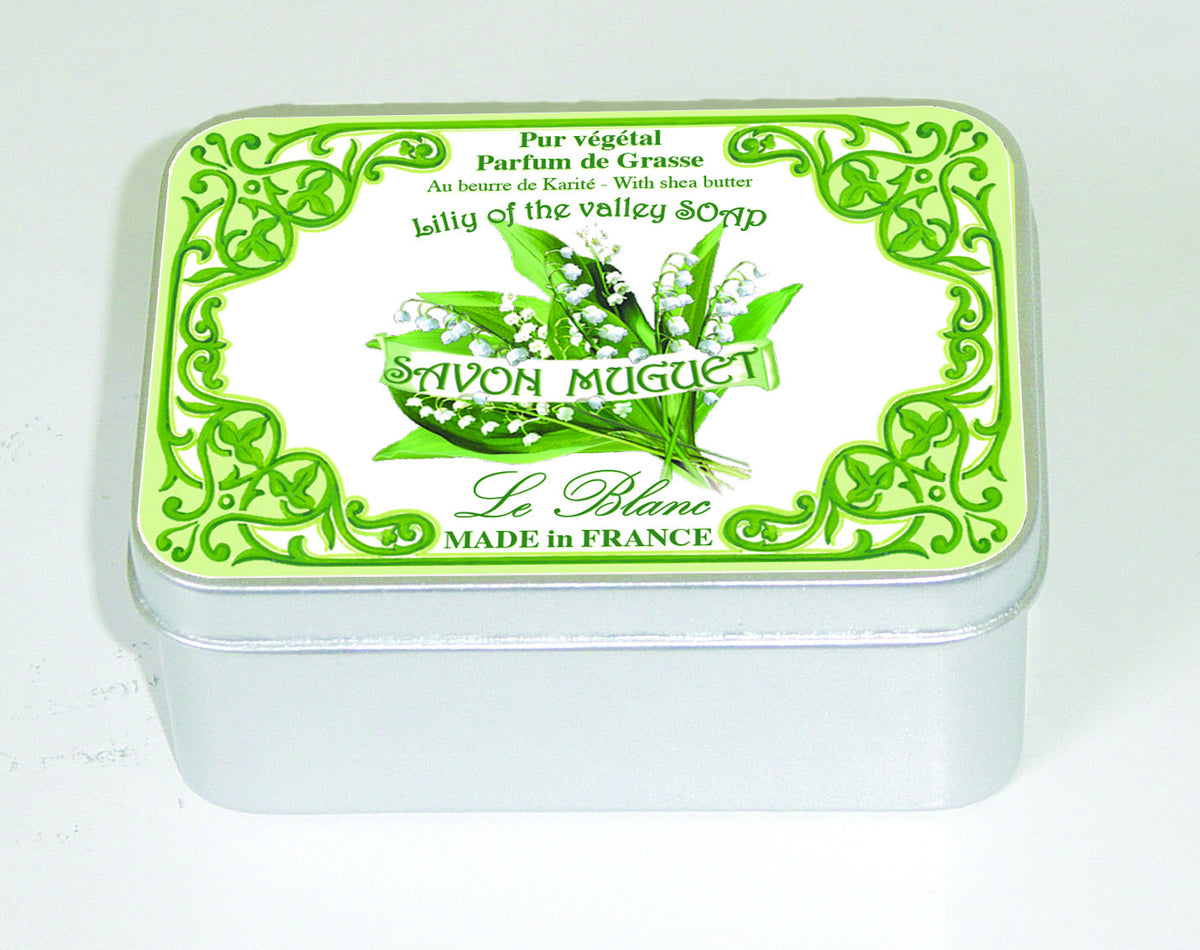 Le Blanc Lily of the Valley 100gm Soap Tin