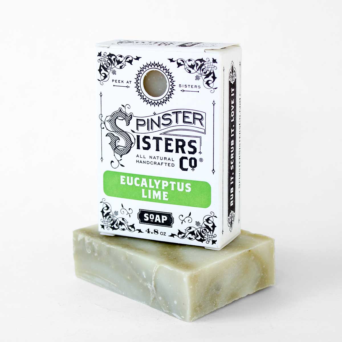 Spinster Sisters Bath Soap - Eucalyptus Lime w/Pumice