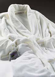 Ultra-luxe Plush Robe - Ivory - Sonoma Lavender Shop - 2