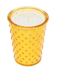 Simpatico NO. 97 Meyer Lemon Hobnail Glass Candle