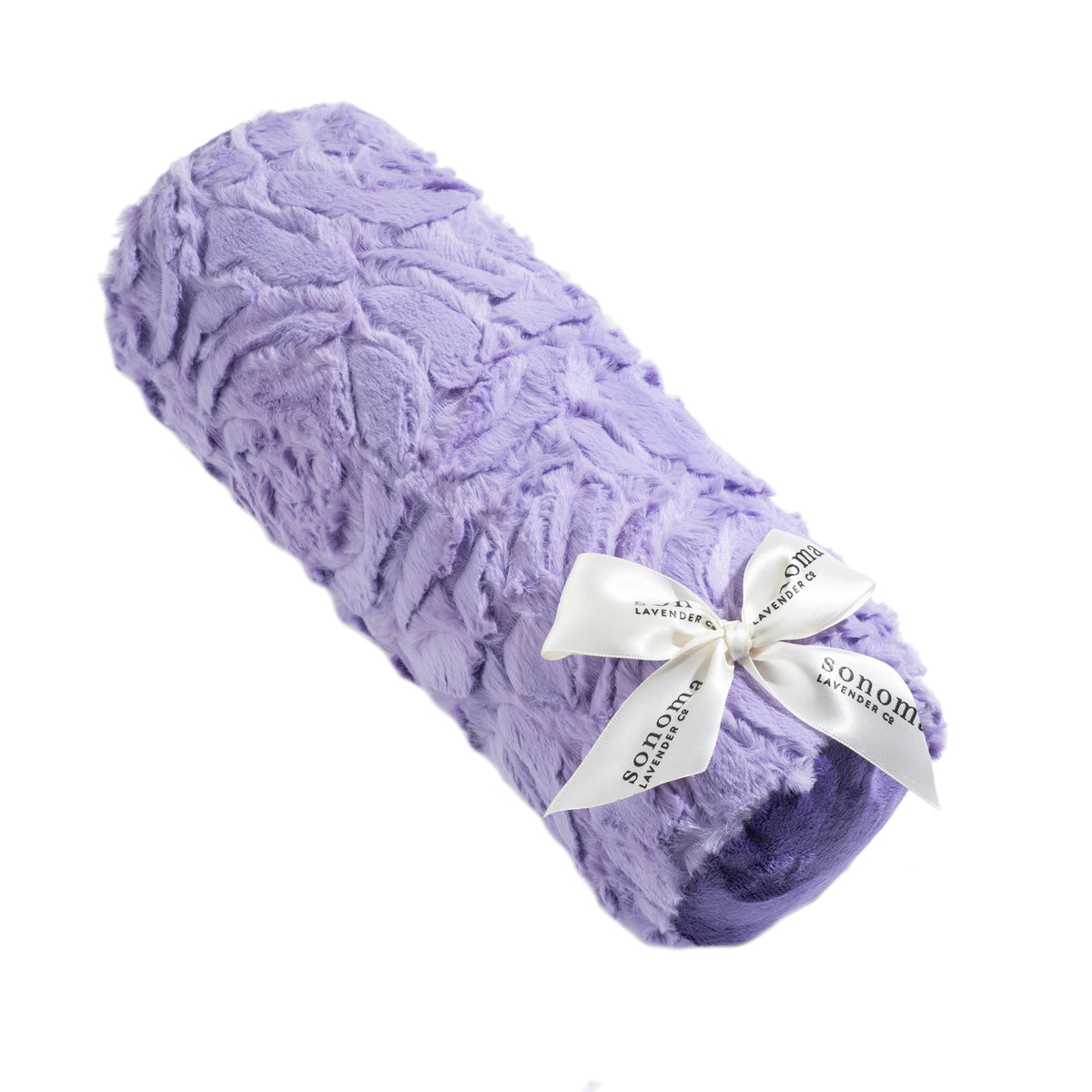Sonoma Lavender Bellflower Rose Heated Bolster Lumbar/Neck Pillow
