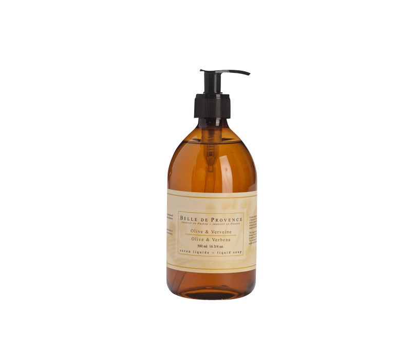 Belle de Provence Olive & Verbena Liquid Soap - Hampton Court Essential Luxuries