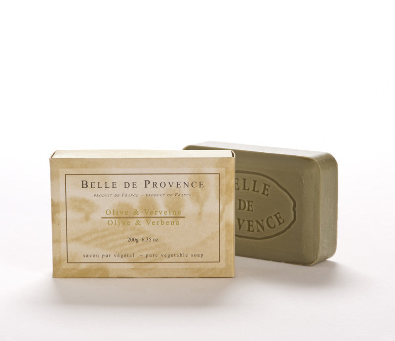 Belle de Provence Olive & Verbena 200gm Soap - Hampton Court Essential Luxuries