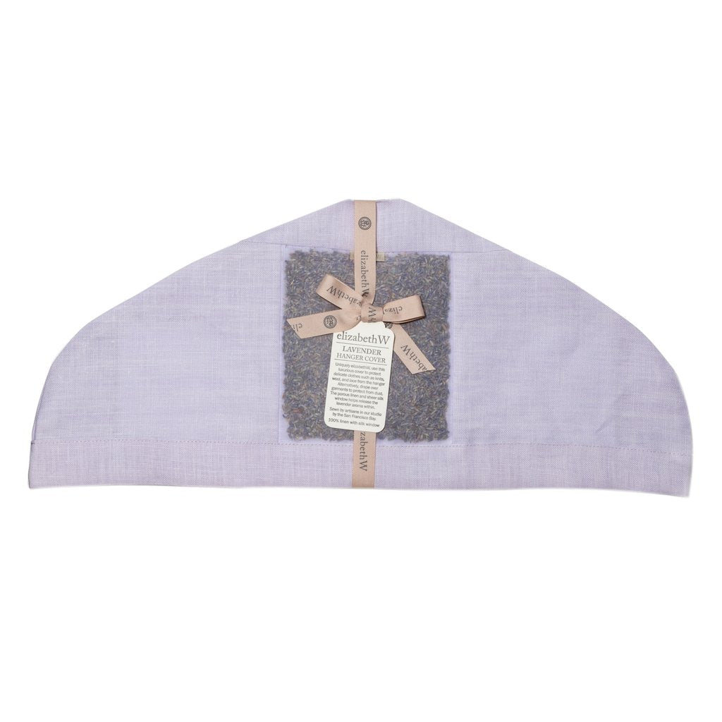 elizabeth W Lavender Hanger Cover - Purple