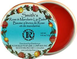 Smith’s Rosebud Rose & Mandarin Lip Balm (0.8 oz) - Hampton Court Essential Luxuries