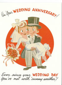 Anniversary Greeting Card - On Your Wedding Anniversary