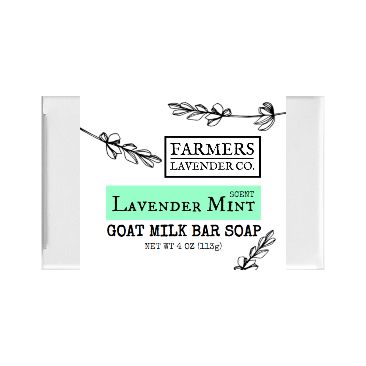 FARMERS Lavender Co. - Lavender Mint Goat Milk Bar Soap
