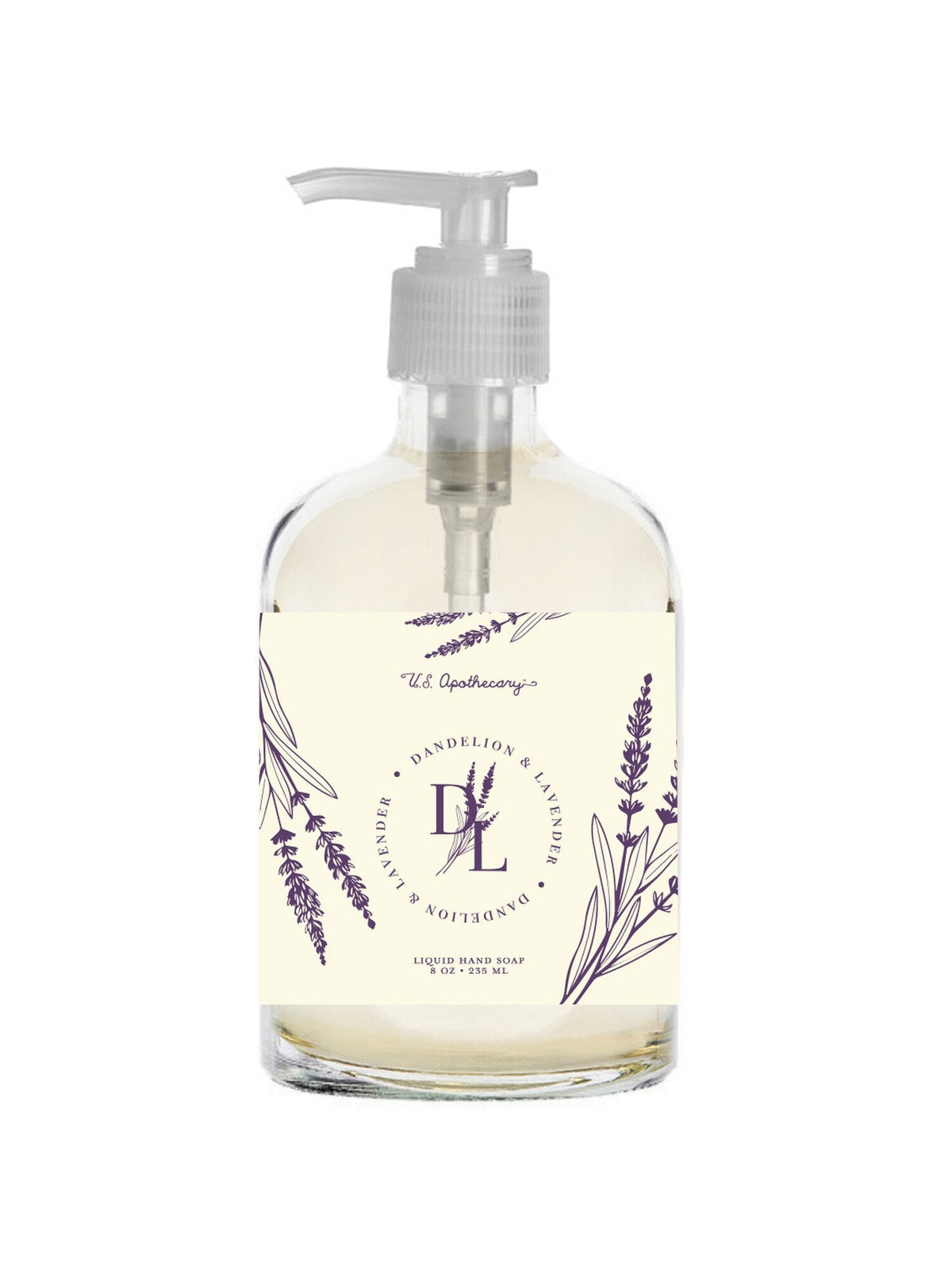 U.S. Apothecary Dandelion & Lavender Liquid Hand Soap