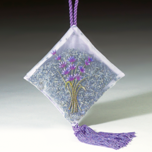 6" Lavender Hanging Sachet with Tassel - Sonoma Lavender Shop
