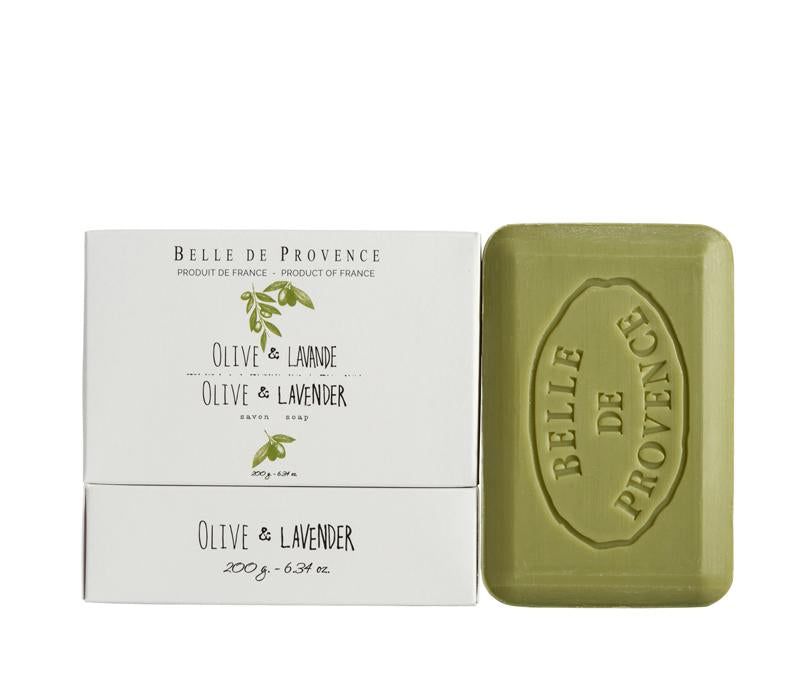 Belle de Provence Olive & Lavender 200gm Soap - Hampton Court Essential Luxuries