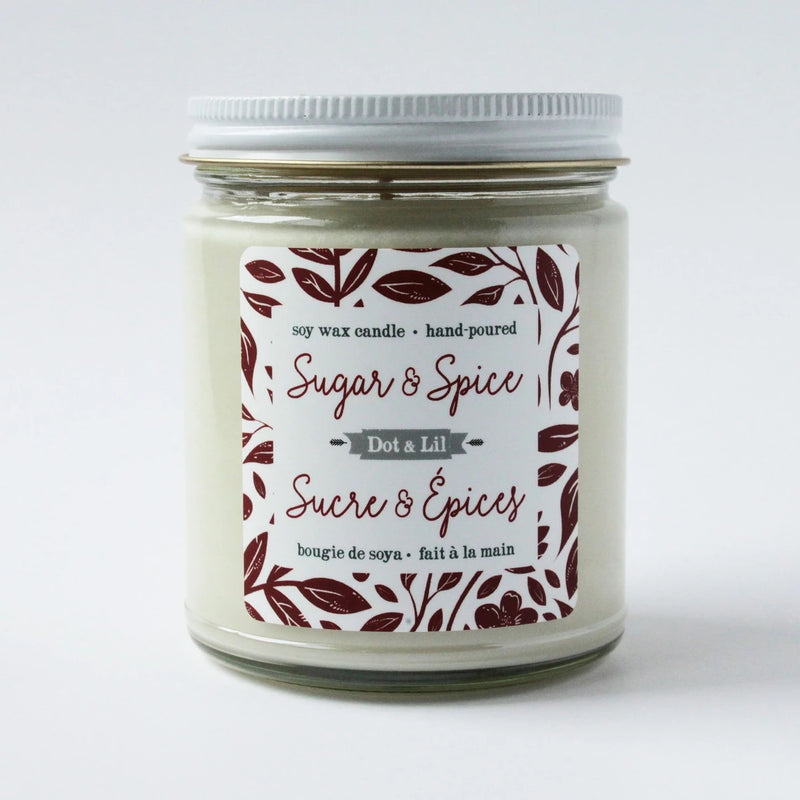 Dot & Lil Sugar + Spice Soy Candle