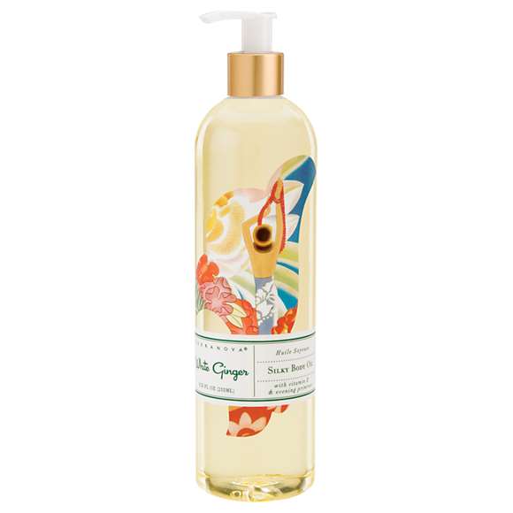 Terra Nova White Ginger Silky Body Oil - Hampton Court Essential Luxuries